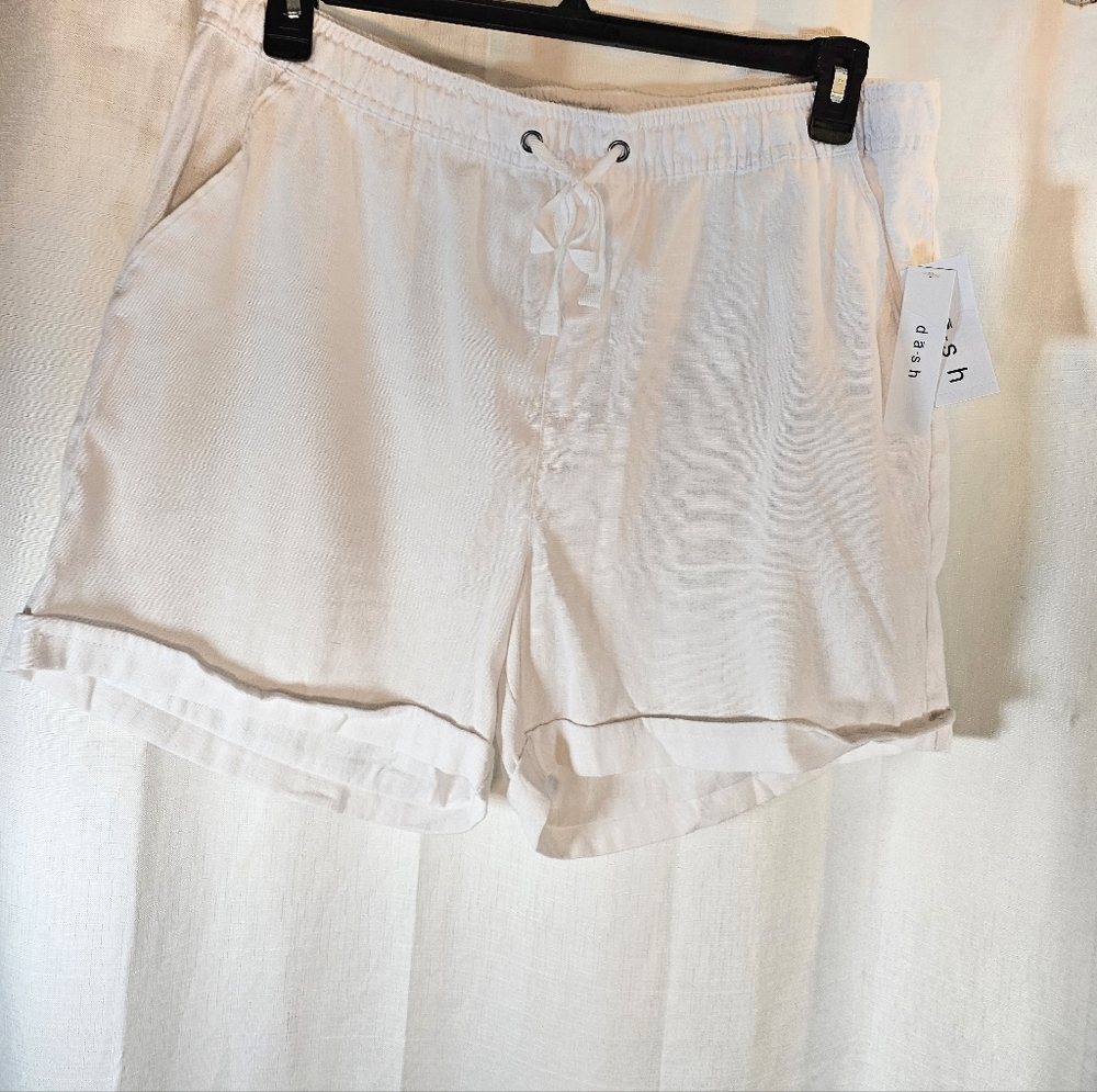 2/$20 Nwt Dash Sz L Linen Blend Shorts